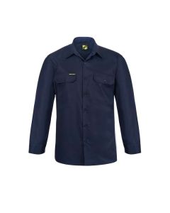 Lightweight L/S Vented Cotton Work Shirt