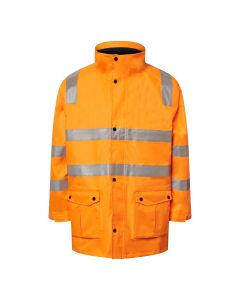 Hi Vis 4-in-1 Vic Rail Waterproof Jacket With Tape