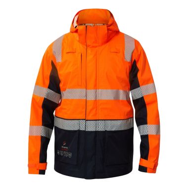 Flame Buster HRC2 FR 3 In 1 Waterproof Jacket With Bio-motion FR