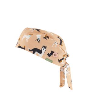 Unisex Printed Scrub Cap