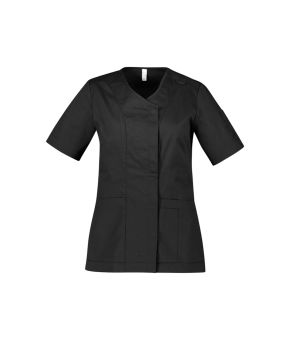 Womens Parks Zip Front Crossover Scrub Top