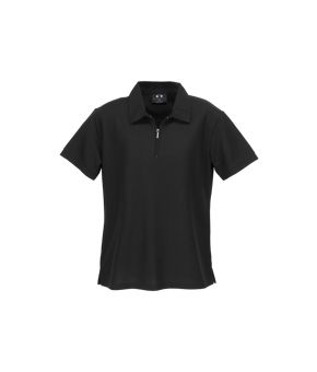 Womens Micro Waffle Short Sleeve Polo