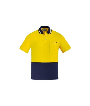 Mens Hi Vis Cotton S/S Polo