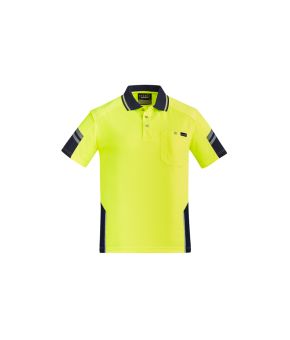 Mens Hi Vis Reinforced Squad S/S Polo