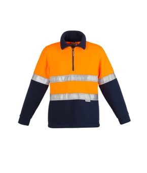 Mens Hi Vis Polar Fleece Pullover - Hoop Taped