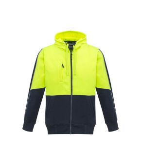Unisex Hi Vis Full Zip Hoodie