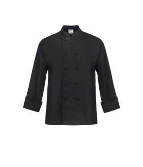 Classic Black Chefs Jacket - Long Sleeve 