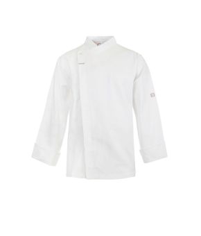 White Chefs Tunic - With Concealed Front and Long Sleeves