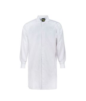 Food Industry L/S Dustcoat With Internal Chest & Side Pockets 