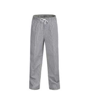 Unisex Chefs Check Drawstring Pant