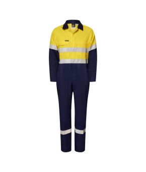 Hivis Lightweight Cotton Coverall With Tape