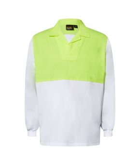 Hivis L/s Food Industry Jacshirt With Modesty Insert