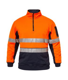 Ridge Hi Vis Half Zip Pullover With Tape