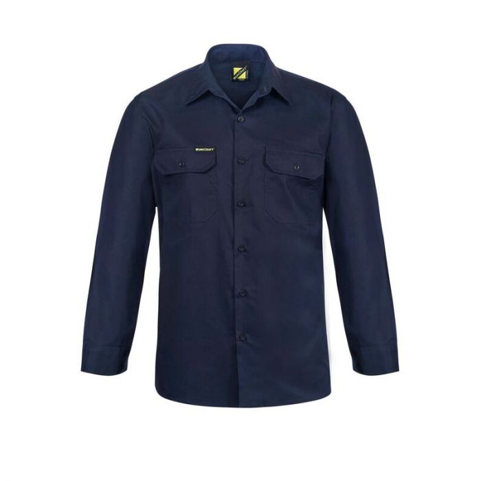LONG SLEEVE VENTED COTTON DRILL SHIRT