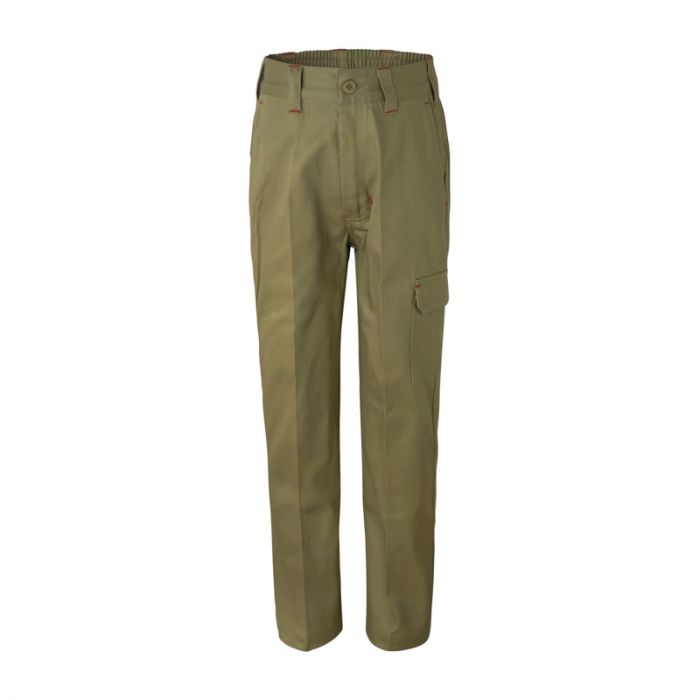 KIDS MIDWEIGHT CARGO COTTON DRILL TROUSER