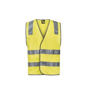 Unisex Hi Vis Safety Vest With Shoulder Pattern Reflective Tape