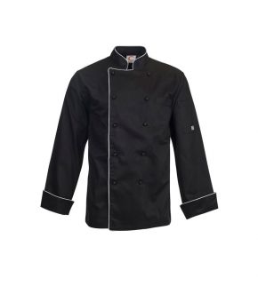 Executive L/S Chefs Jacket With Piping