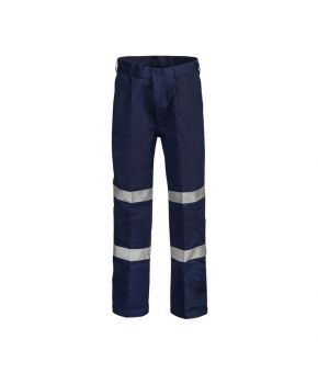 Classic Pleat Cotton Work Pant With Bio-Motion Tape