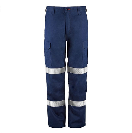 Mens Hrc2 FR Cargo Work Pant With Bio-Motion FR Reflective Tape