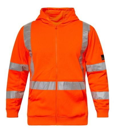 Alpine Hi Vis Hoodie With Tape - NSW Rail Compliant