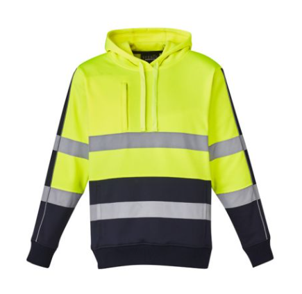 Unisex Hi Vis Stretch Taped Hoodie